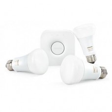 PHILIPS LIGHT BULB E27 10W HUE 3SET + BRIDGE